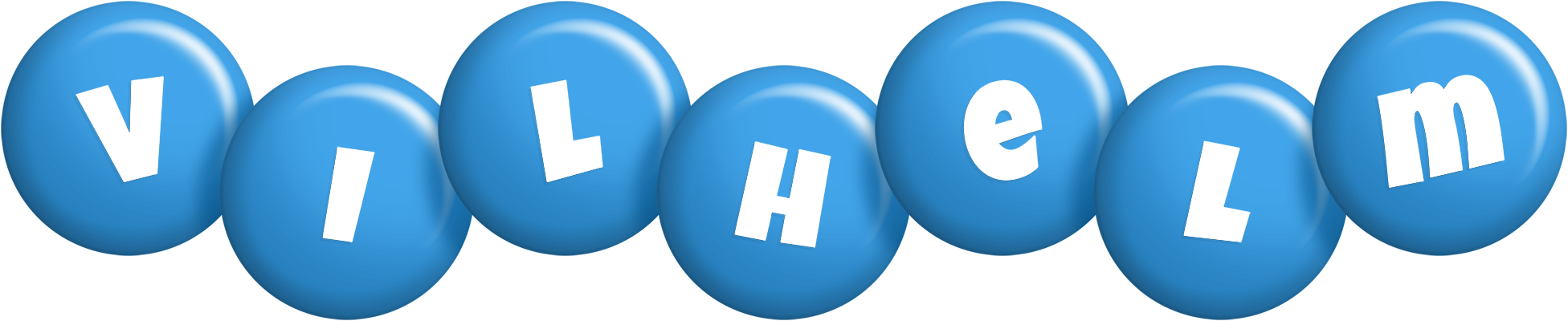 Vilhelm candy-blue logo