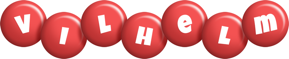 Vilhelm candy-red logo