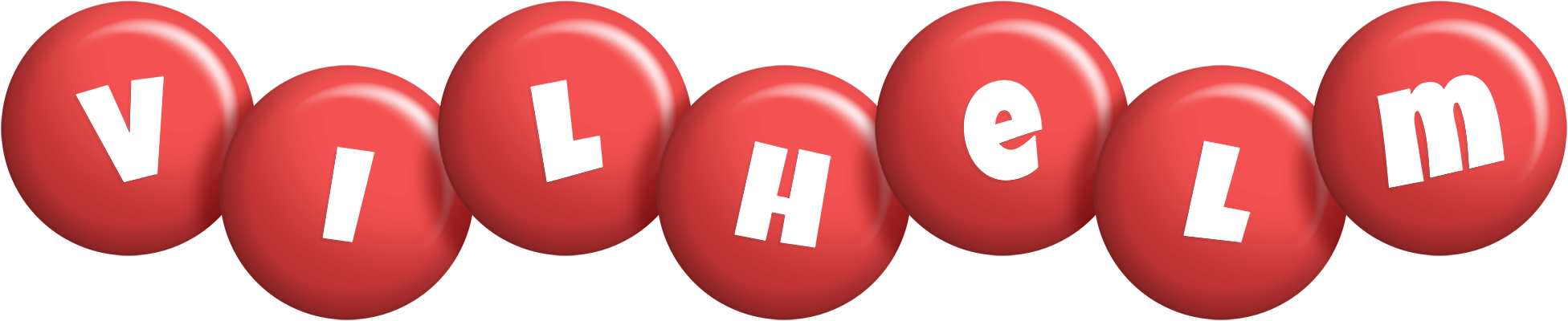 Vilhelm candy-red logo