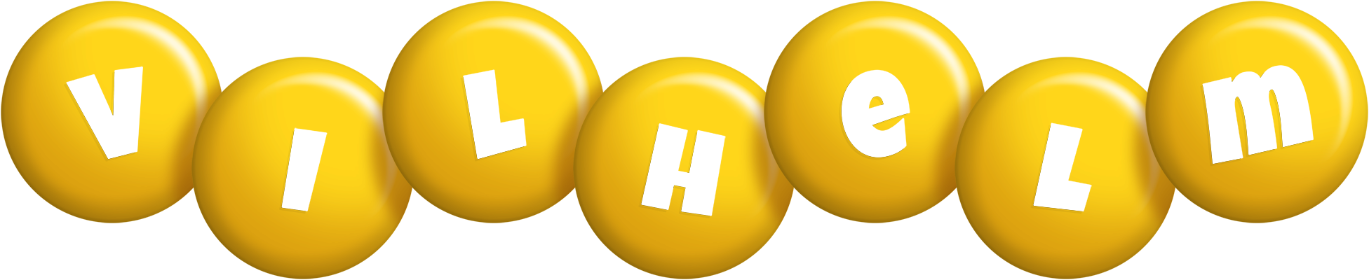 Vilhelm candy-yellow logo