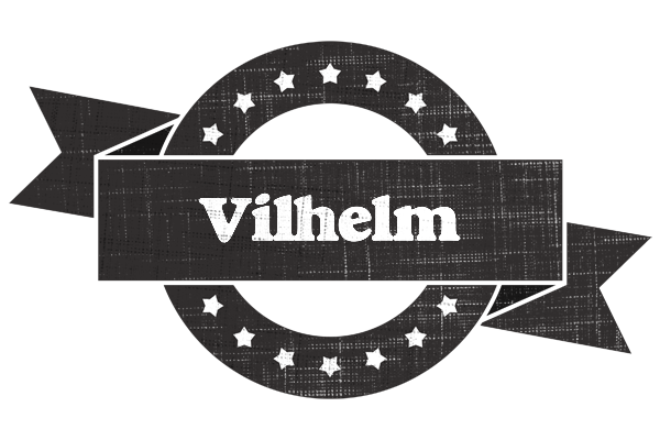 Vilhelm grunge logo