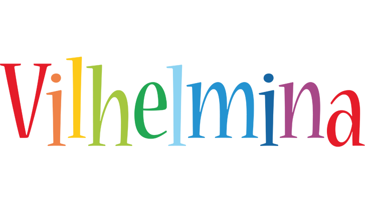 Vilhelmina birthday logo