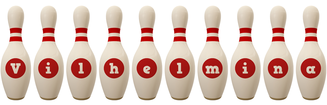 Vilhelmina bowling-pin logo
