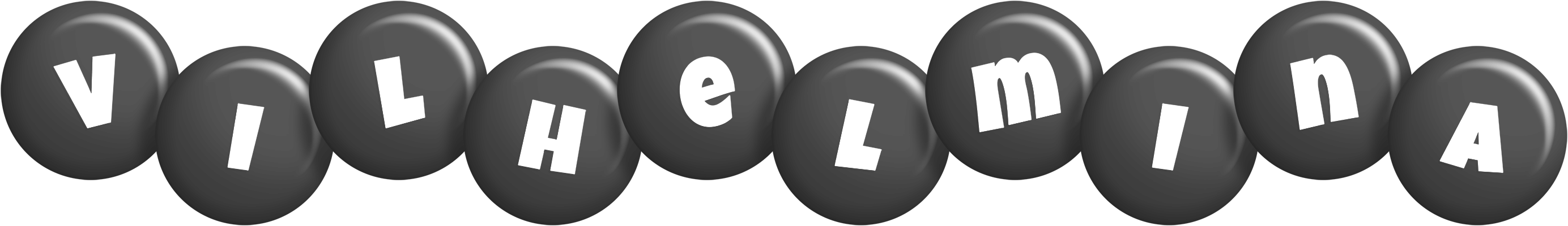 Vilhelmina candy-black logo