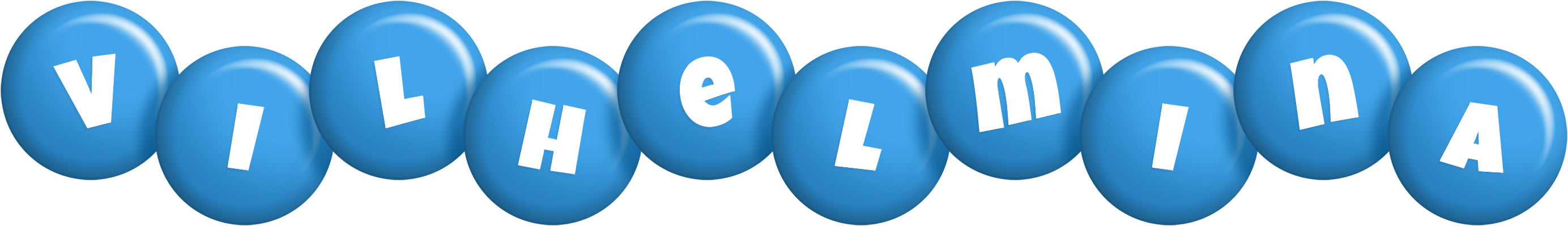 Vilhelmina candy-blue logo