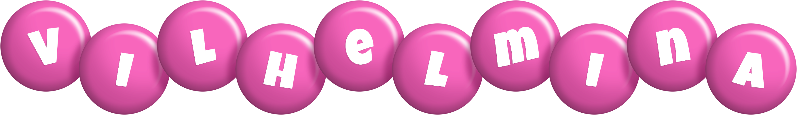 Vilhelmina candy-pink logo