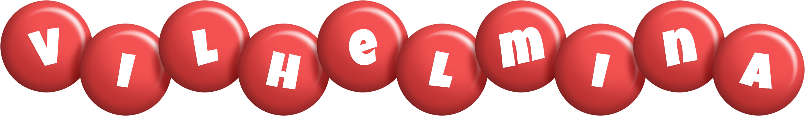 Vilhelmina candy-red logo