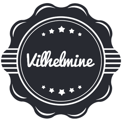 Vilhelmine badge logo