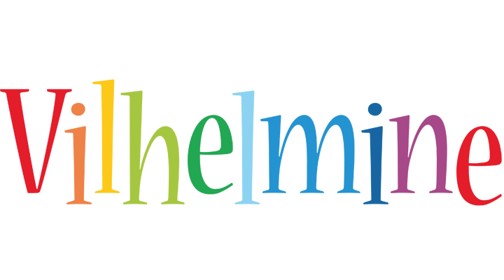 Vilhelmine birthday logo