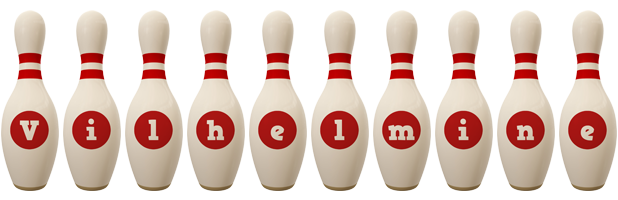 Vilhelmine bowling-pin logo