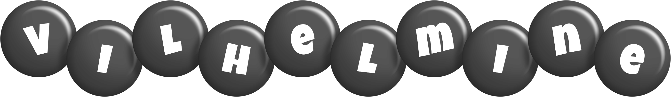 Vilhelmine candy-black logo