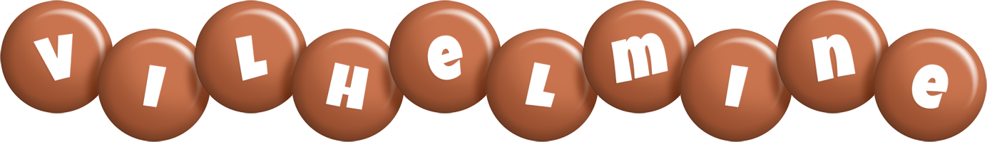 Vilhelmine candy-brown logo