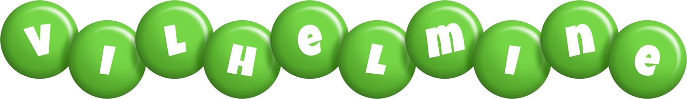 Vilhelmine candy-green logo