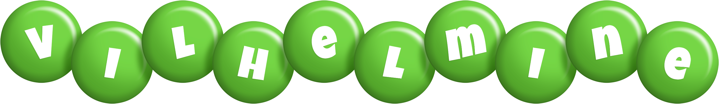 Vilhelmine candy-green logo