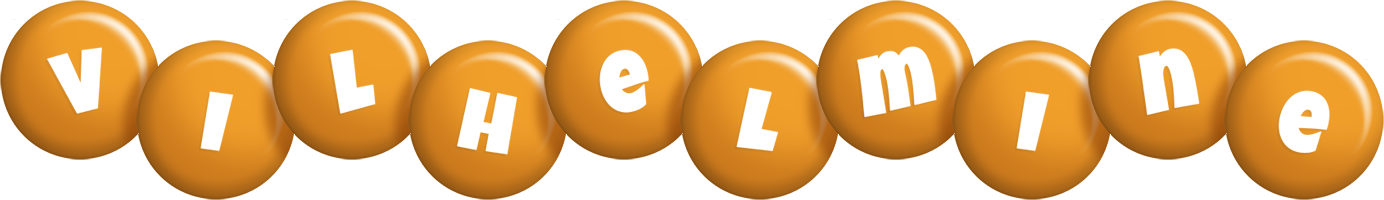 Vilhelmine candy-orange logo