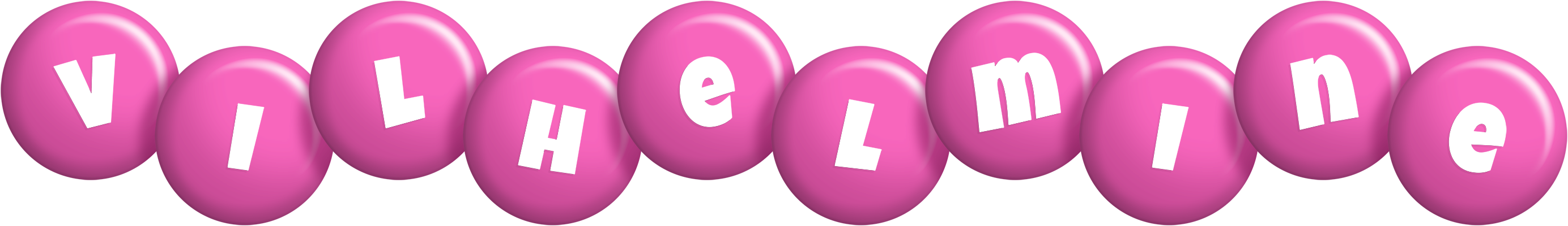 Vilhelmine candy-pink logo