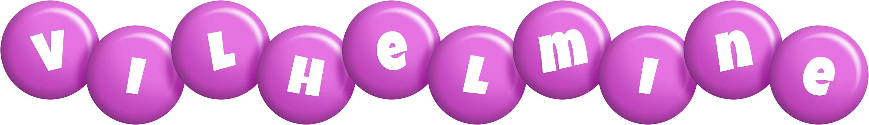 Vilhelmine candy-purple logo
