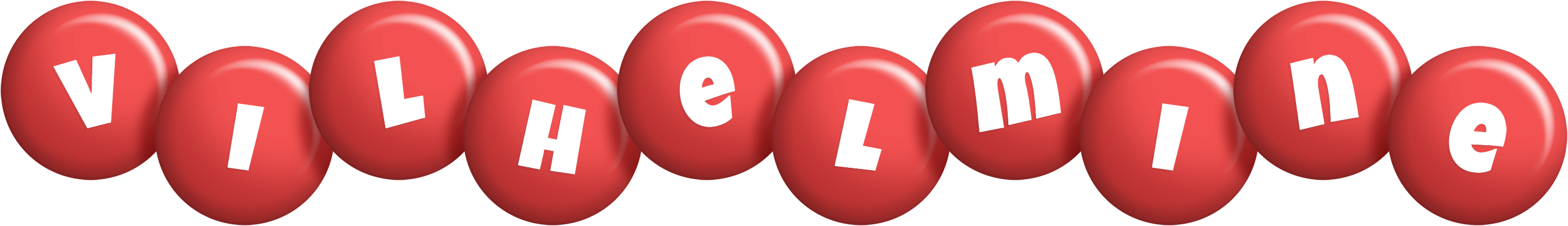 Vilhelmine candy-red logo