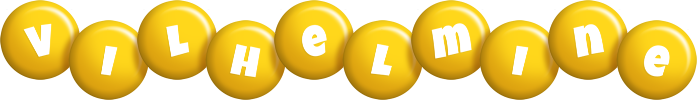 Vilhelmine candy-yellow logo
