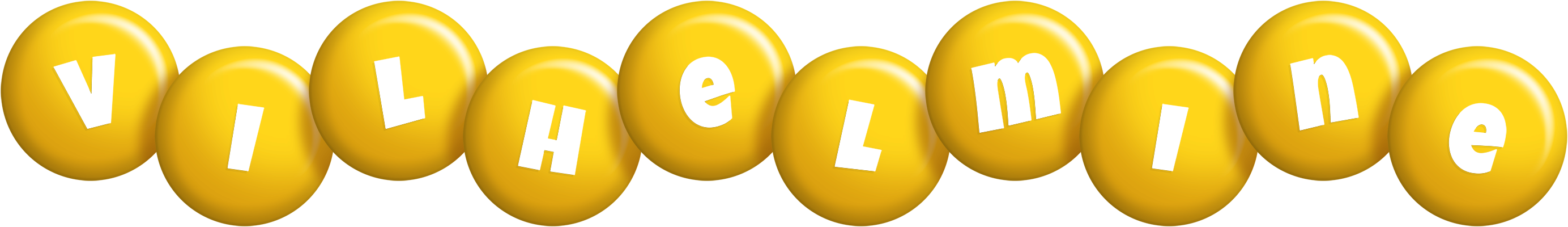 Vilhelmine candy-yellow logo