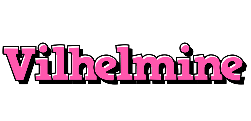 Vilhelmine girlish logo