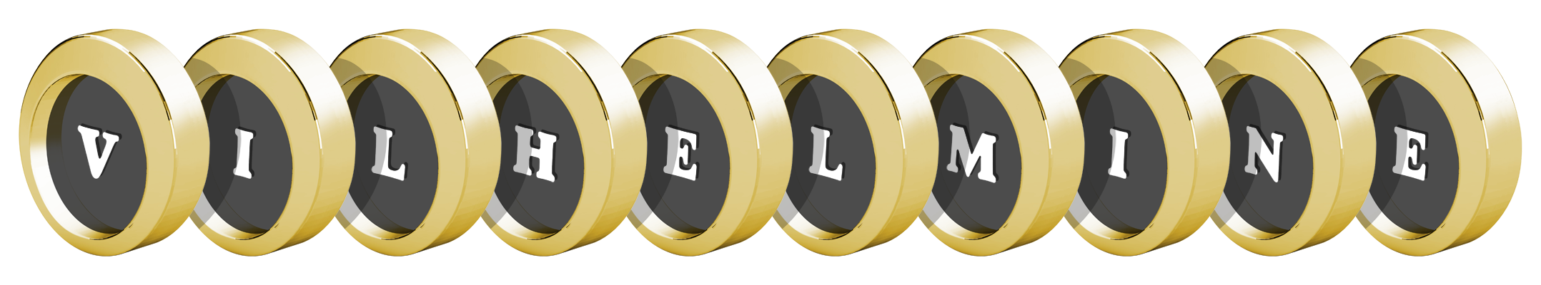 Vilhelmine gold logo
