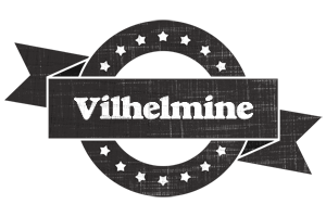 Vilhelmine grunge logo