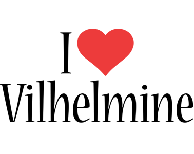 Vilhelmine i-love logo