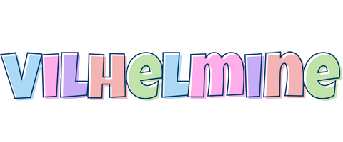 Vilhelmine pastel logo