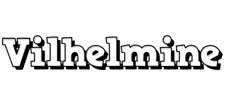 Vilhelmine snowing logo