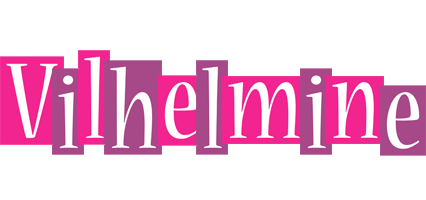 Vilhelmine whine logo