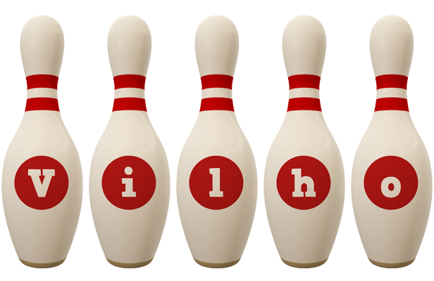 Vilho bowling-pin logo