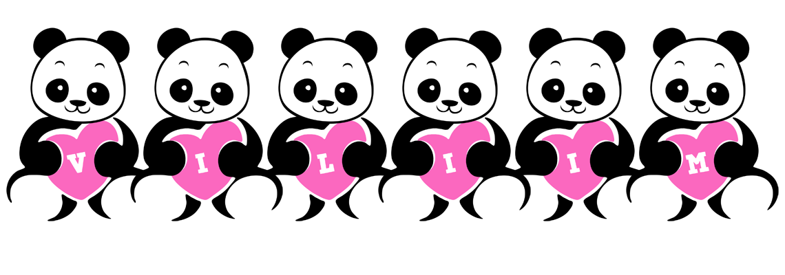 Viliim love-panda logo