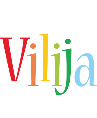 Vilija birthday logo