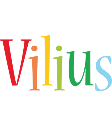 Vilius birthday logo