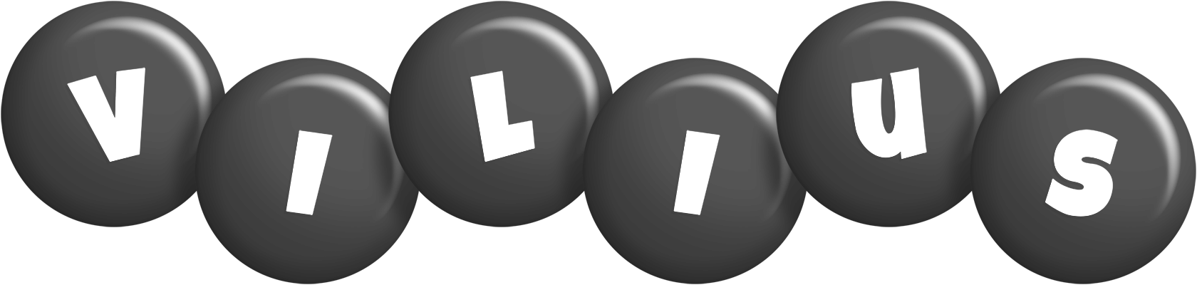 Vilius candy-black logo