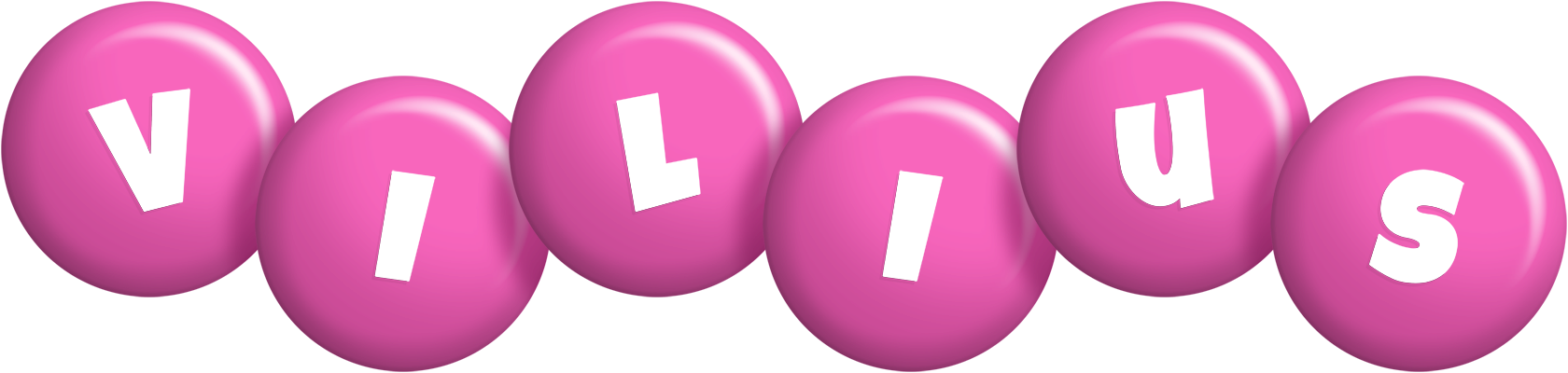 Vilius candy-pink logo