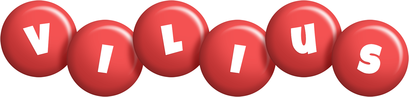 Vilius candy-red logo