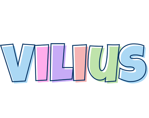 Vilius pastel logo