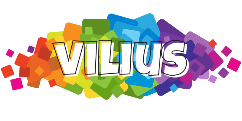 Vilius pixels logo