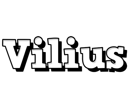 Vilius snowing logo