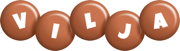 Vilja candy-brown logo