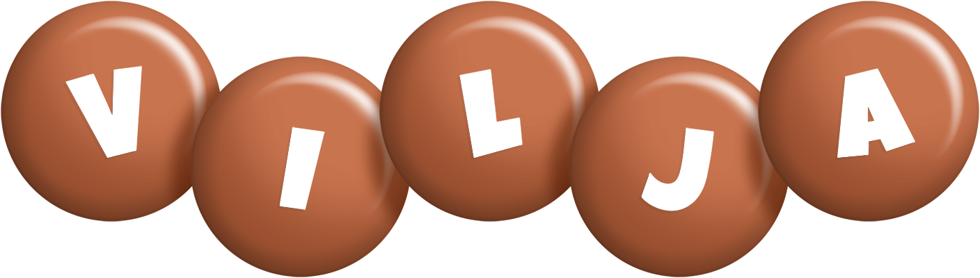 Vilja candy-brown logo