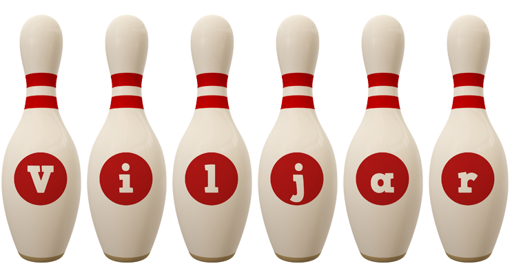 Viljar bowling-pin logo
