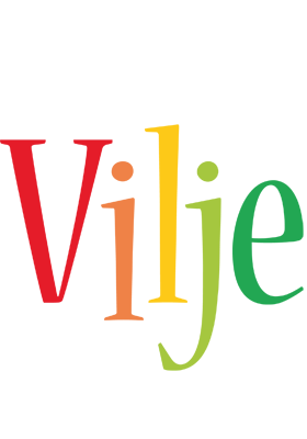 Vilje birthday logo
