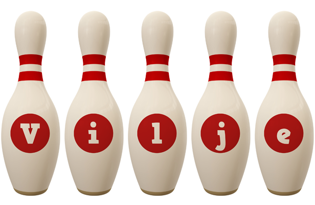 Vilje bowling-pin logo