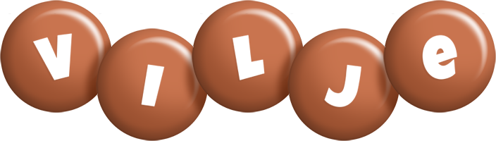 Vilje candy-brown logo