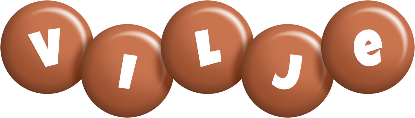 Vilje candy-brown logo