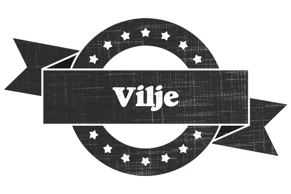Vilje grunge logo