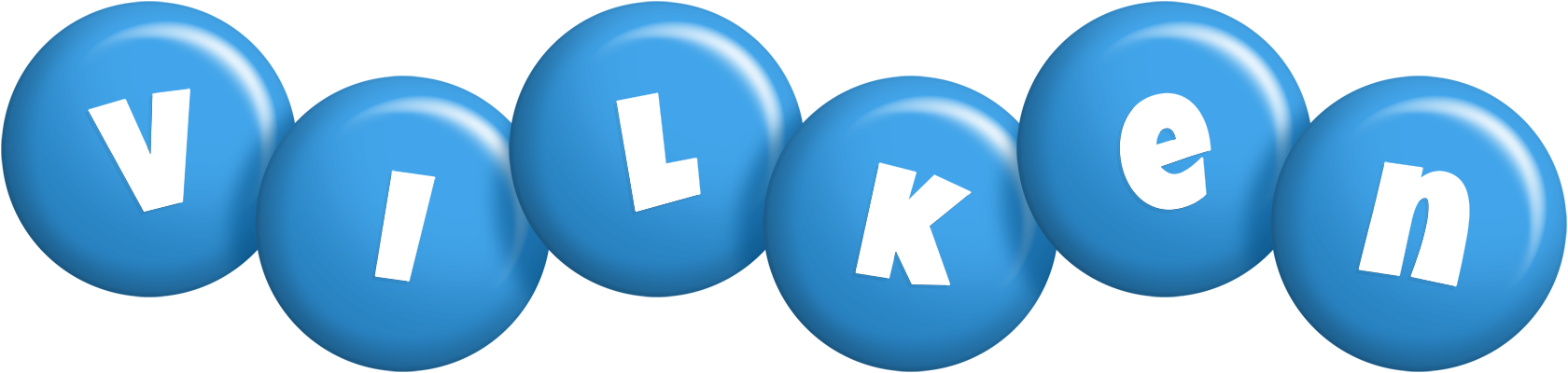 Vilken candy-blue logo